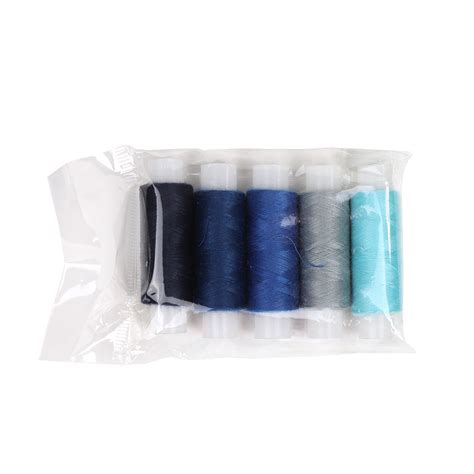 Купить Нить для штопки джинсы цв. синий ассорти 5 кат. 200м оптом по ...