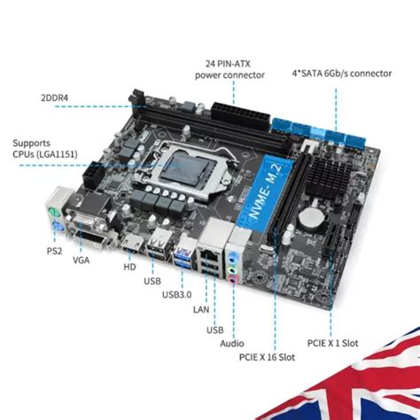 H310 Computer Motherboard 32gb Lga1151 Micro Atx Ddr4 Motherboard Sata