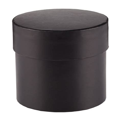 Small Round Black T Box The Container Store