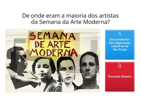 Semana Da Arte Moderna Desenho