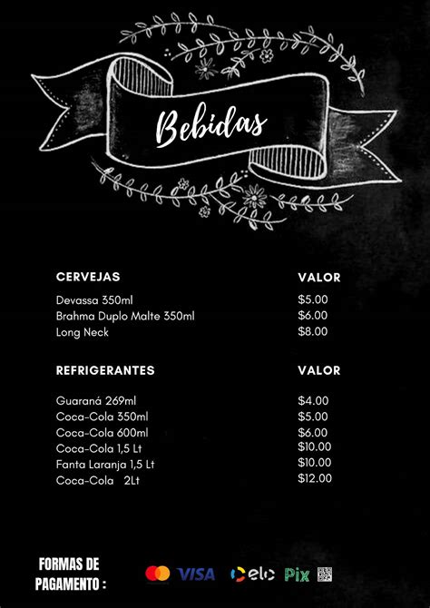 Menu At Chicagos Dog Pub And Bar Palhoça