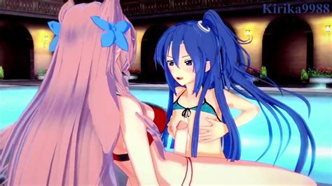 Tsubasa Kazanari And Maria Cadenzavna Eve Intense Futanari Sex Symphogear Hentai