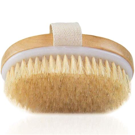 Dry Brushing Body Brush Natural Bristle Exfoliating Brush Wholesale