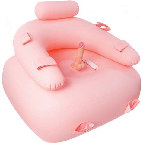 Get Down On It Inflatable Cushion With Vibrating Dildo Sex Toy Hotmovies