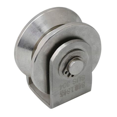 V Type Stainless Steel Groove Sliding Wheel Roller Track Rail Fixed