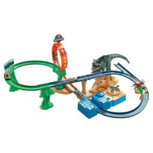 Hot Wheels Jurassic World Dominion Clash N Crash Track Set TTPM