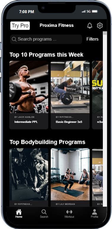 Proxima Fitness | AI Workout Builder & Program Directory