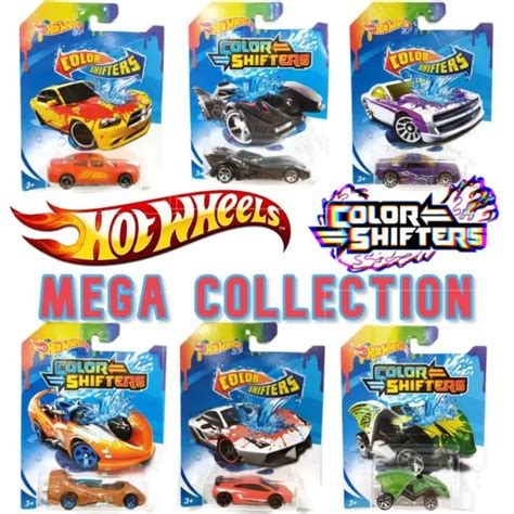 MÉGA COLLECTION DE véhicules RARES Hot Wheels Color Shifters Collectionnez les tous EUR 7 80
