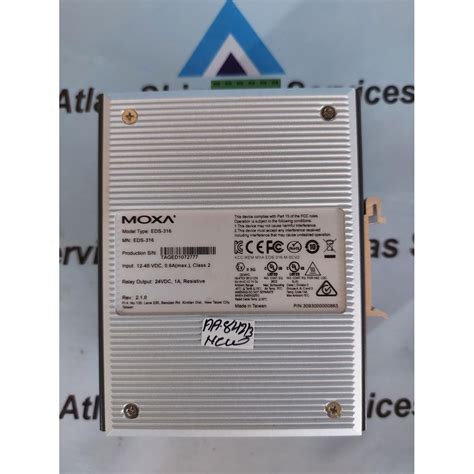 MOXA EDS-316 INDUSTRIAL ETHERNET SWITCH| Atlas Shipcare Services