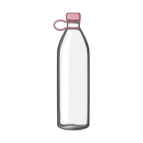 drink water bottle cartoon vector illustration  vector art