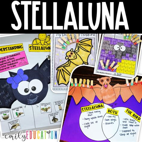 Stellaluna Activities Craft Anchor Chart Directed Drawing And More Emily Education