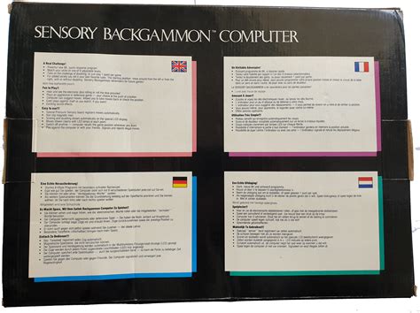 Saitek Sensory Backgammon Computer – Electro-Gammon.net