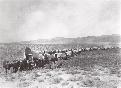 Wagon Train Salvaje Oeste Foto Fotos Antiguas
