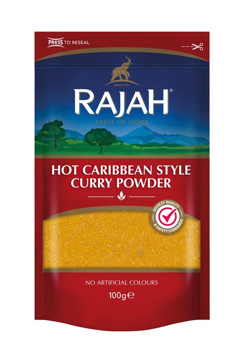 Rajah Hot Caribbean Curry Powder Authentic Caribbean Flavor Desimart