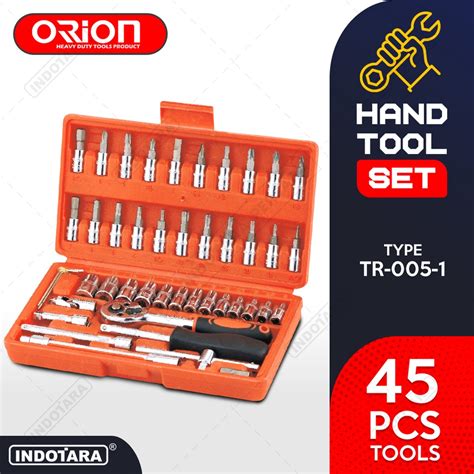 Jual Hand Toolset Tool Kit Set Toolkit Toolbox Orion Tr