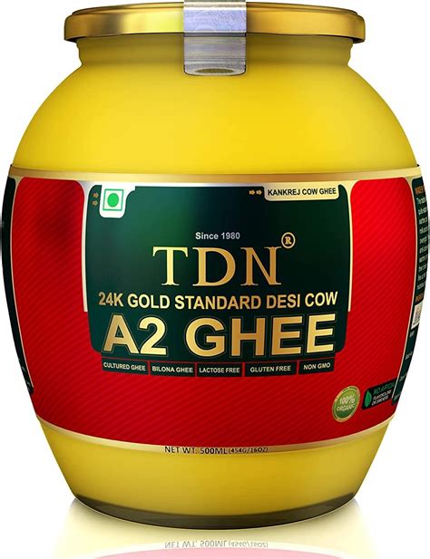 Tdn A Pure Ghee A Ghee Bilona Method A Organic Cow Ghee Ml