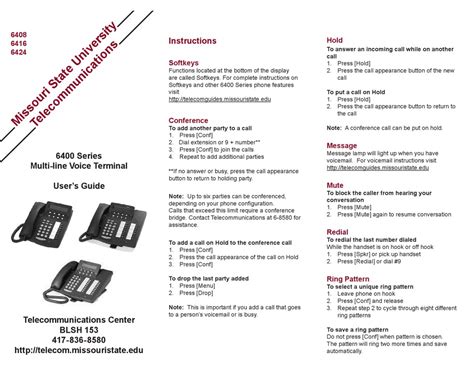Avaya 6416 User Manual Pdf Download Manualslib