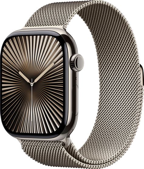 Apple Watch Series 10 (GPS+Cellular) 46mm Titanium Case with Natural ...