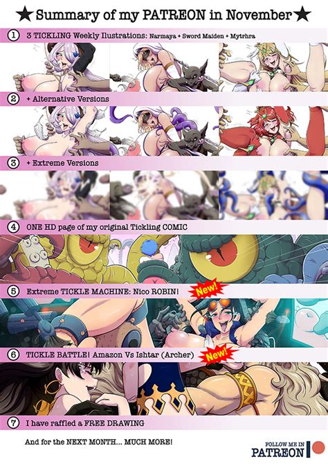 The NOVEMBER Summary Of My Patreon By BillVicious Hentai Foundry
