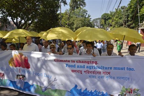 World Food Day Celebrates in Dhaka, Bangladesh Editorial Stock Photo