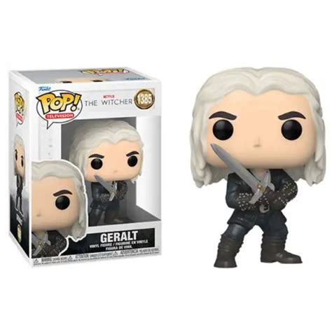 Funko Witcher POP Television Geralt Vinyl Figure 1317 With Shield - ToyWiz