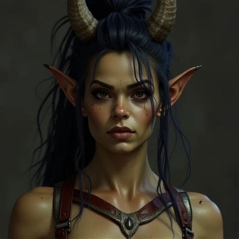 A Realistic Sexy Nude Image Of An Orc Woman SeaArt AI