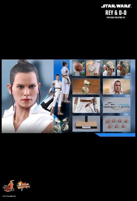 REY AND D O 1 6 Scale Figure MMS559 STAR WARS THE RISE OF SKYWALKER HOT TOYS Cawette Jones