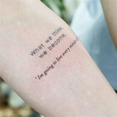 40+ Inspiring Arm Quote Tattoos Ideas: What’s Your Favorite? - Rose idea