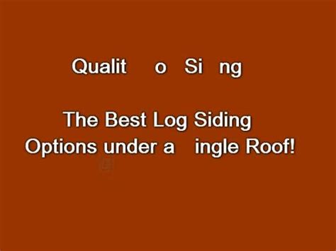 Quality Log Siding On Tumblr