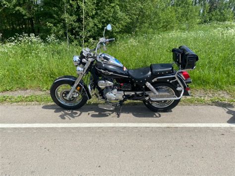 Купить б/у Motoland Wolf 250 карбюратор 5 передач в Клёново: чёрный ...