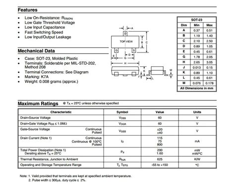 Smd N-channel Mosfet 2n7002 Sot-23 For Led Driver - Buy N-channel ...