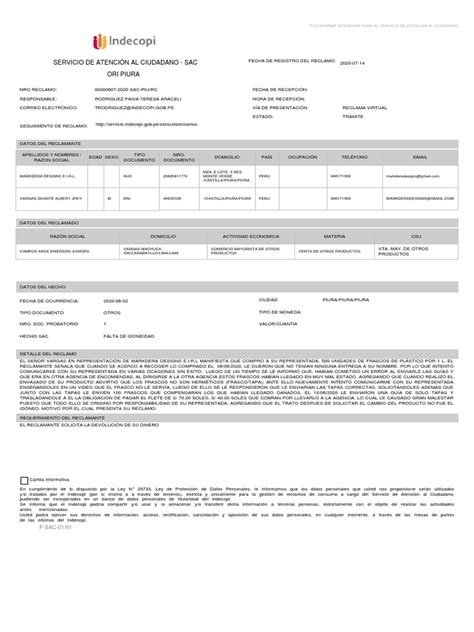 Hoja Informativa 1 Pdf