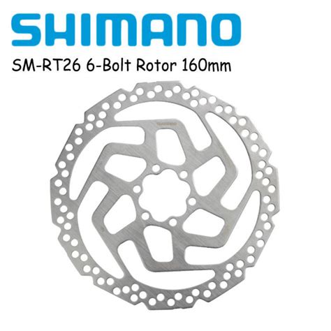 Shimano หกเล็บดิสก์เบรกโรเตอร์ Sm Rt26 Rt56 Rt66 Rt76 Rt86 160มิลลิเมตร