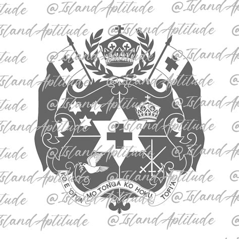 Tongan Emblem Png Jpeg Pdf Etsy