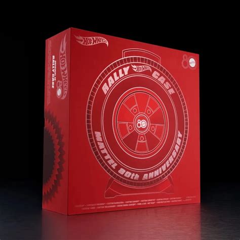 PRESALE 2025 MATTEL 80th Anniversary Hot Wheels Original 16 Rally Case Set JCP66 1 349 99