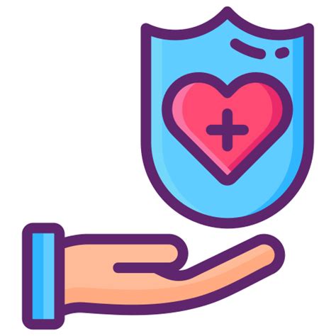 Health Insurance Flaticons Lineal Color Icon