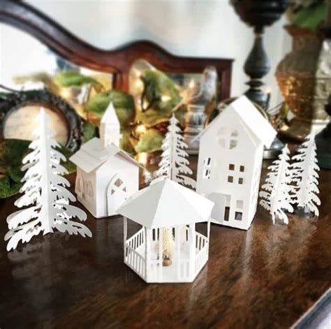 Diy Paper Christmas Village