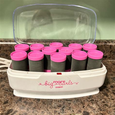 Conair Hair Conair More Big Curls Hairsetter Hot Rollers Curlers Pageant Beauty Tested