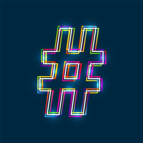 Best Hashtag Symbol Illustrations, Royalty-Free Vector Graphics & Clip ...