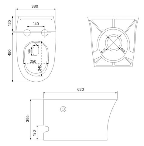 Унитаз приставной с функцией импульсного смыва Iddis Pulse PULIDSEi26 ...