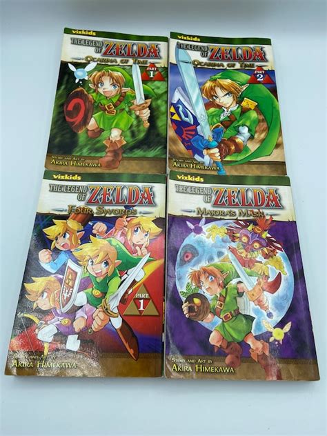 The Legend Of Zelda Ocarina Of Time Volume 1 And 2 English Manga Etsy