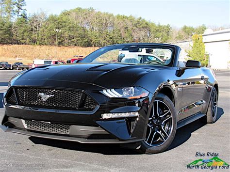 Shadow Black Ford Mustang Gt Premium Convertible Photo