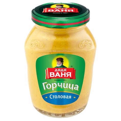 Горчица Дядя Ваня Столовая, 140 г - купить с доставкой по выгодным ...
