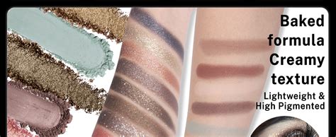 Amazon Ucanbe Baked Eyeshadow Makeup Palette With Hidden Gems Colors Nude Eye Shadow