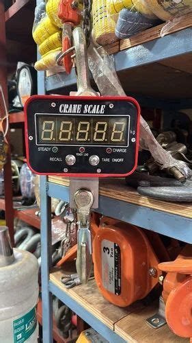 K Power Mild Steel Crane Weigh Scale Capacity Tons 1ton 10ton Size