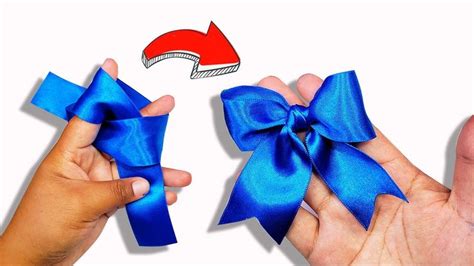 Como Hacer Mo Os Con Los Dedos Diy Bow With Ribbon Como Hacer Un