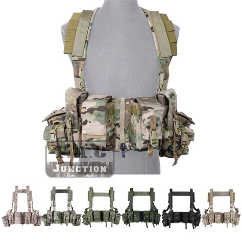 Emerson LBT 1961A R Chest Rig With Zipper M4 Magazine Pouches