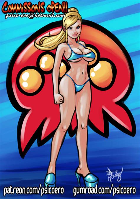 Samus Bikini Pinup By Psicoero Hentai Foundry