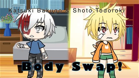 Katsuki Bakugo And Shoto Todoroki Body Swap For 24 Hours Bnha Mha