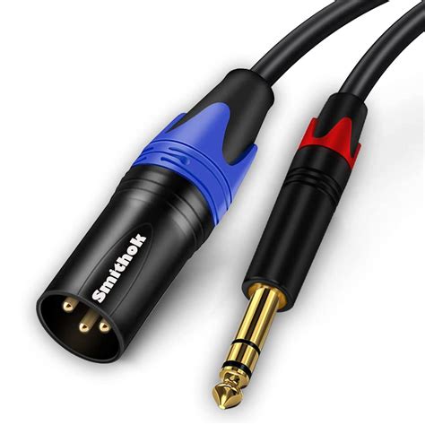 Amazon.com: Smithok 1/4 to XLR Cable,Quarter inch(6.35mm) TRS to XLR ...